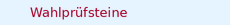 Wahlprüfsteine